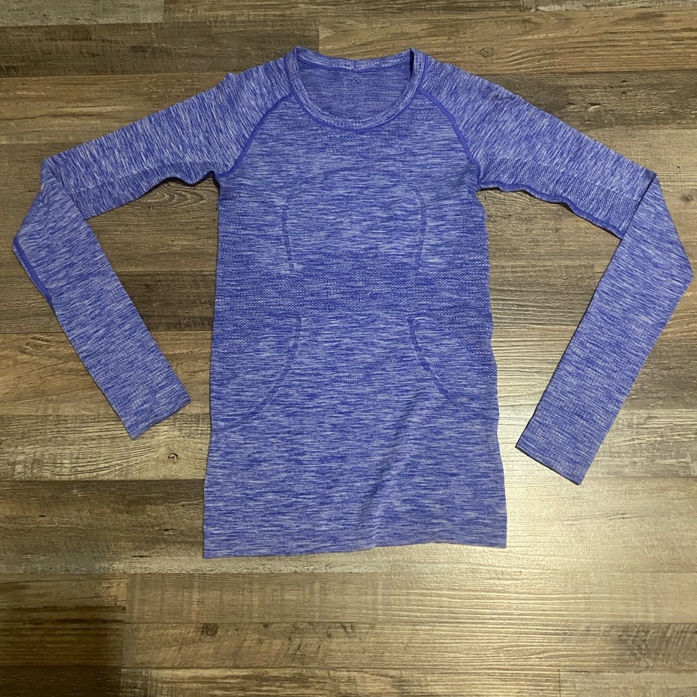 Lululemon blue/purple long sleeve swiftly - Picture 1 of 4